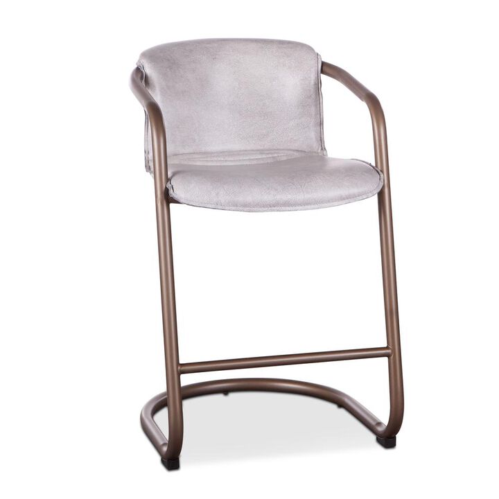 Belen Kox Vintage Comfort Leather Counter Chairs, Set of 2, Belen Kox