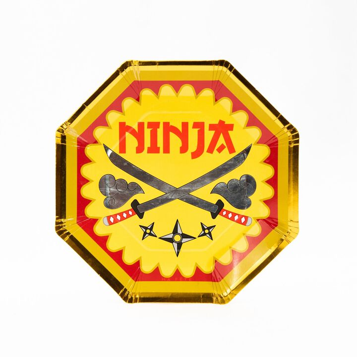 Ma Fete Ninja Paper Dinner Plates 9" (8)