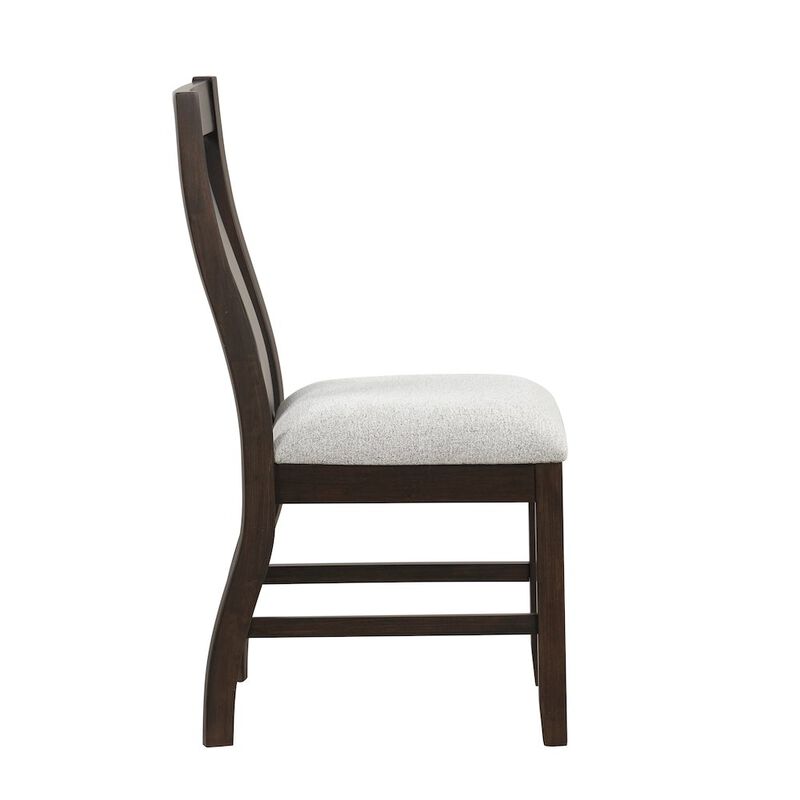 New Classic Furniture Chestnut Ridge Wood Dining Chair in Brown (Set of 2)