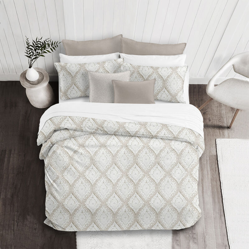 6ix Tailors Fine Linens Cressida Linen Coverlet Set