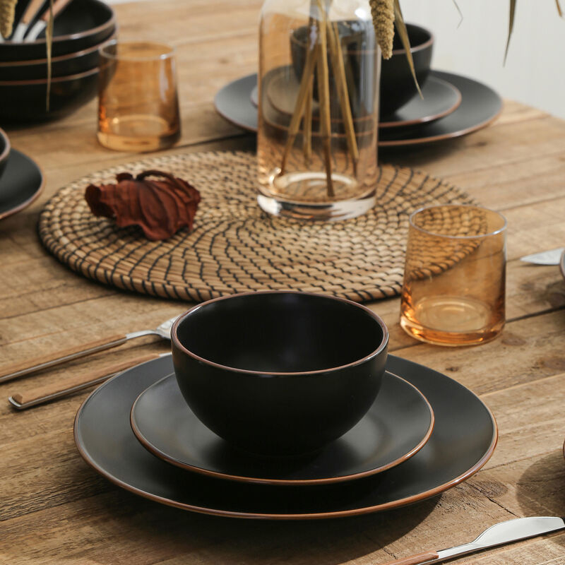 Stone Lain Brasa Stoneware 16 Piece Dinnerware Set
