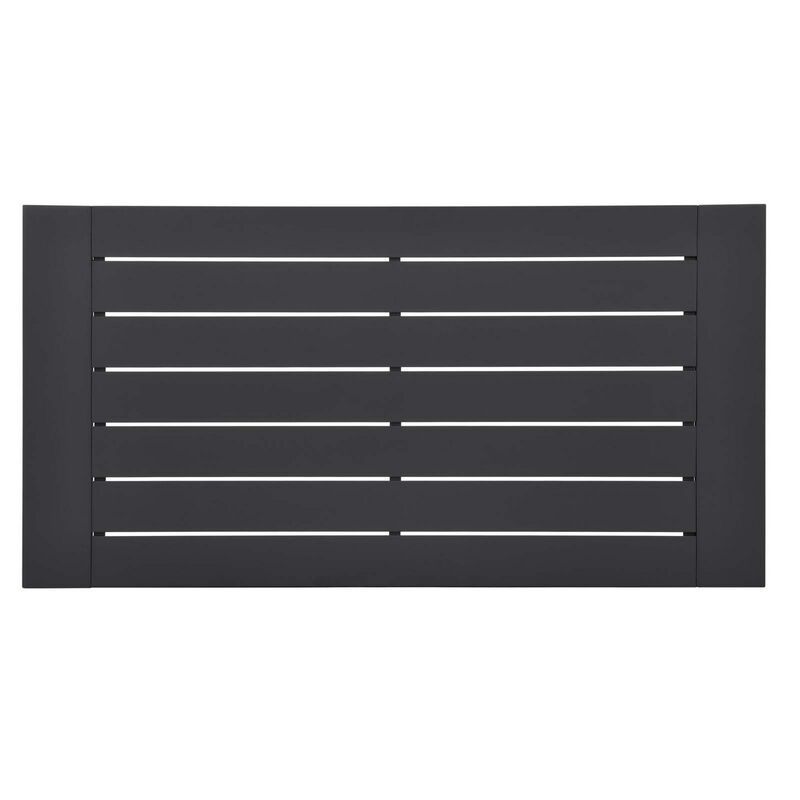 Tahoe Outdoor Patio Powder-Coated Aluminum Coffee Table-Benzara