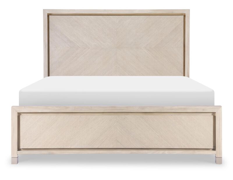 Bliss King Lighted Panel Bed