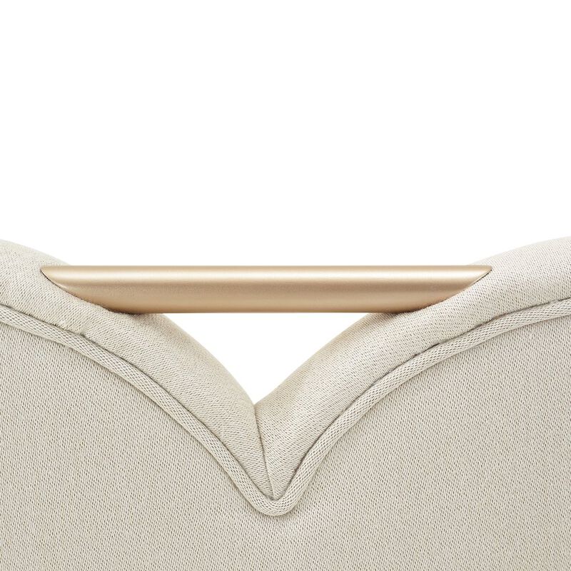 Michael Amini La Rachelle Dining Side Chair - Icicle/Champagne Set of 2