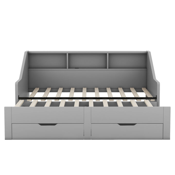 Merax Daybed Bed Frame with Storage