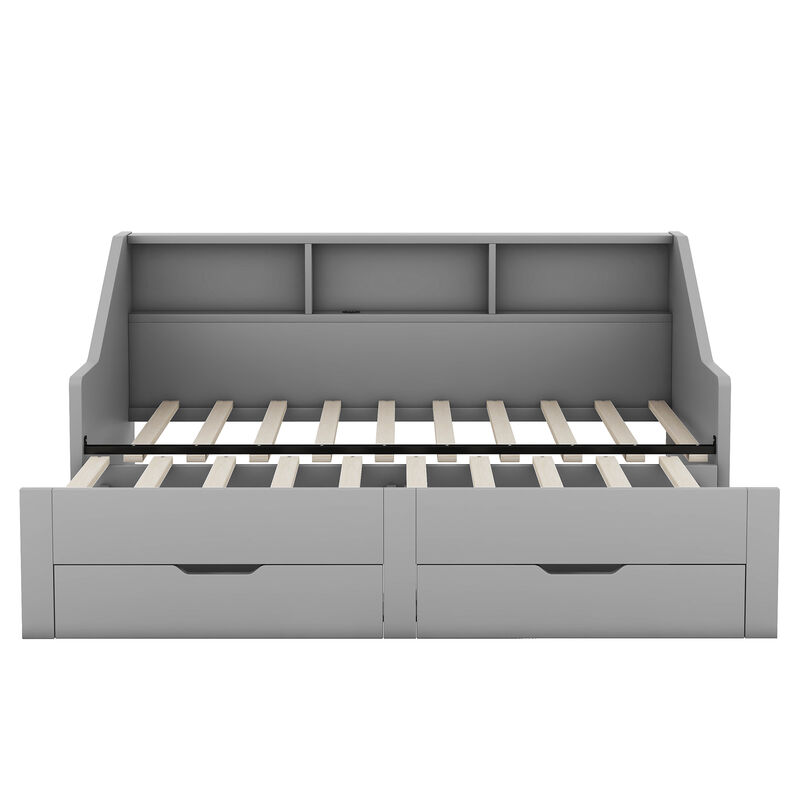 Merax Daybed Bed Frame with Storage