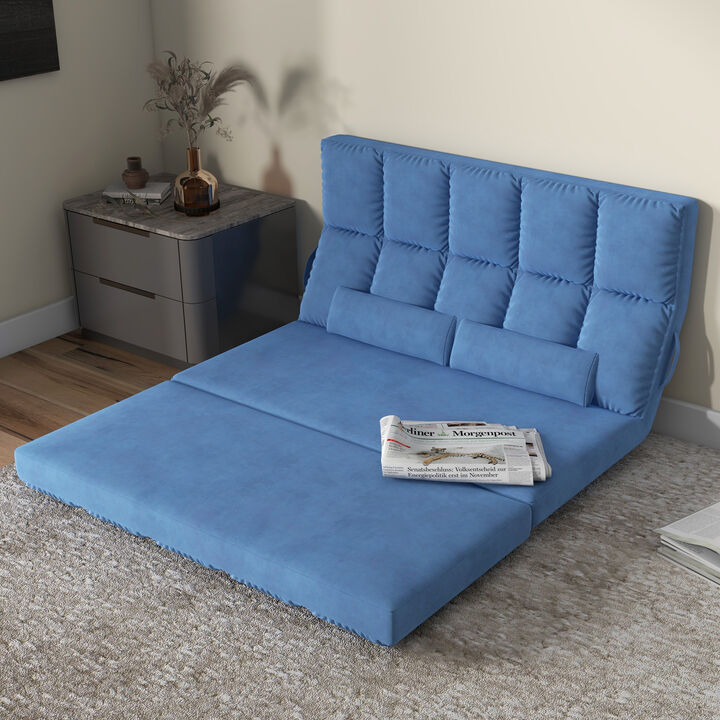 Merax Folding Sofa Couch with 2 Pillows