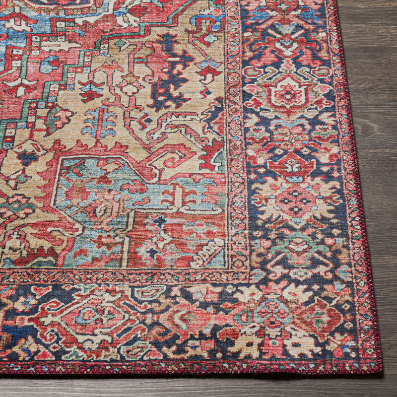Iris IRS-2310 7'6' x 9'6' Red Rug