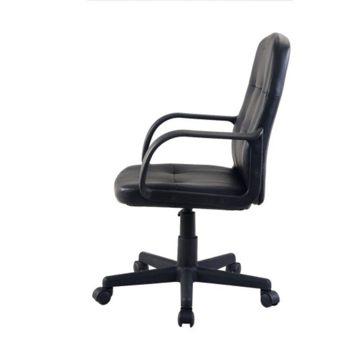 PU Leather Ergonomic Midback Office Chair