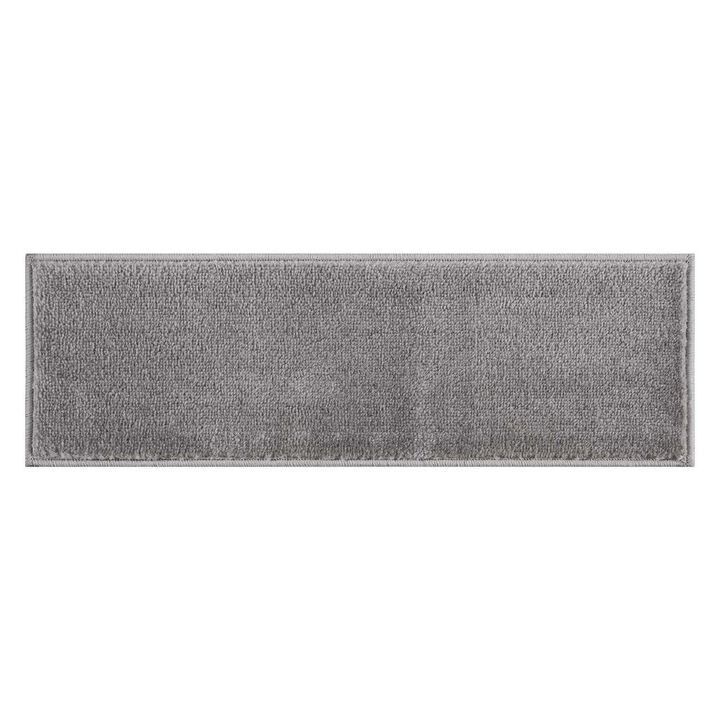 SUSSEXHOME Carpet Stair Treads Easy to Install with Double Adhesive Tape - Safe, 9" X 28" - Gray