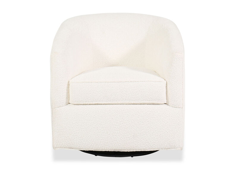 Krew Swivel Glider in Cream
