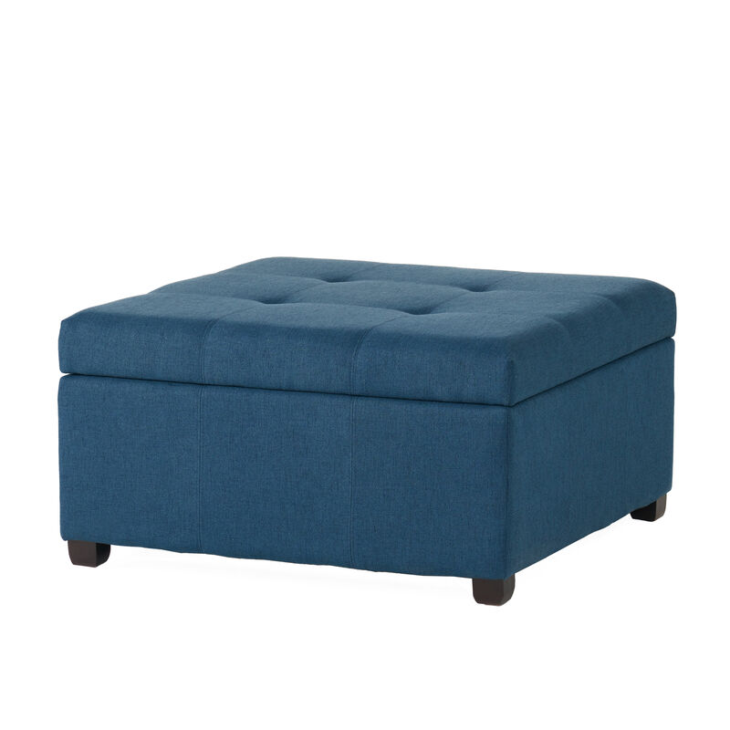 Merax Fabric  Square Storage Ottoman