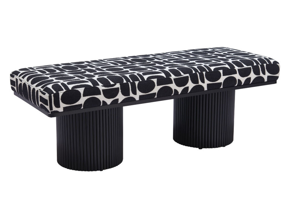 Botoia Bench Black & White