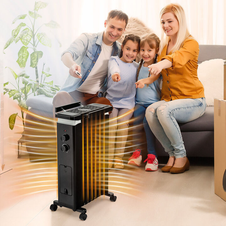 Portable Oil Filled Radiator Heater with 3 Heat Settings