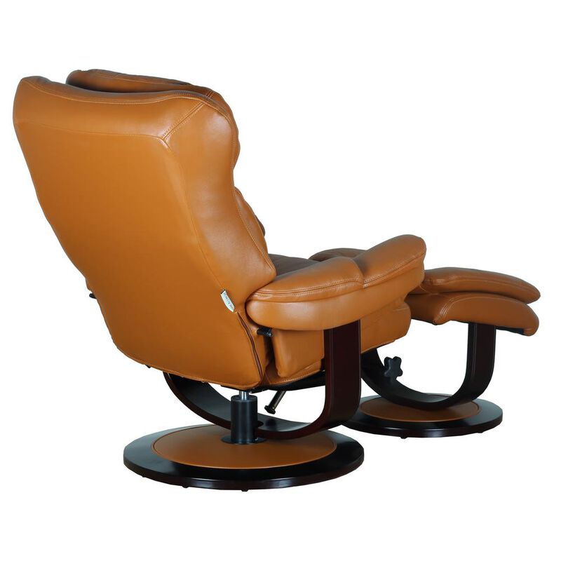 Barcalounger Roscoe Swivel Pedestal Recliner w/Ottoman