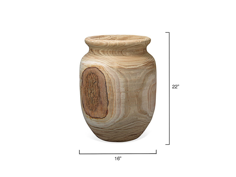 Topanga Wooden Vase