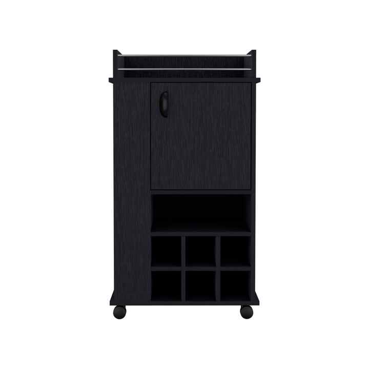 Bar Cart Reese, Living Room, Black