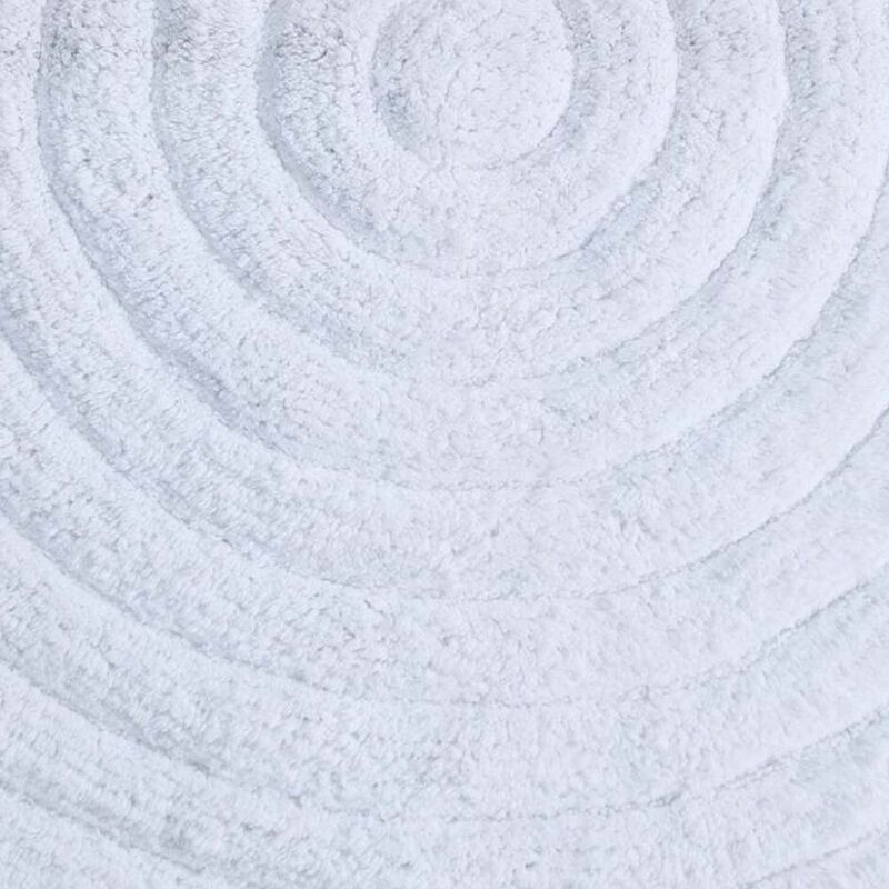 Knightsbridge Echo 220 GSF Non Skid Back Bath Rug 24 x 40 - White