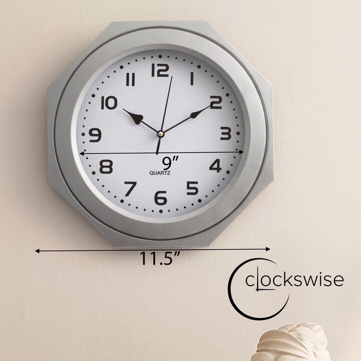 Clockswise 12-inch Non-Ticking