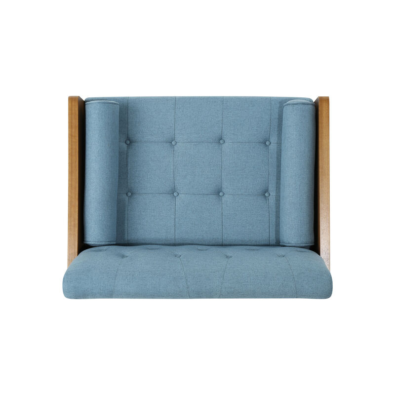 Merax Wooden Frame Soft Cushion Sofa Chair