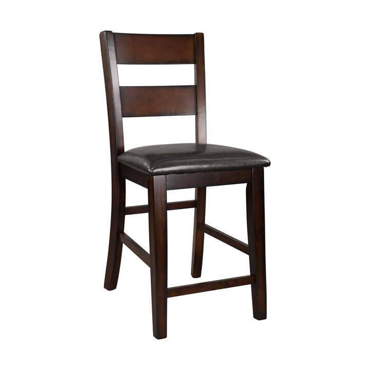 Wooden Counter Height Chairs Set of 2