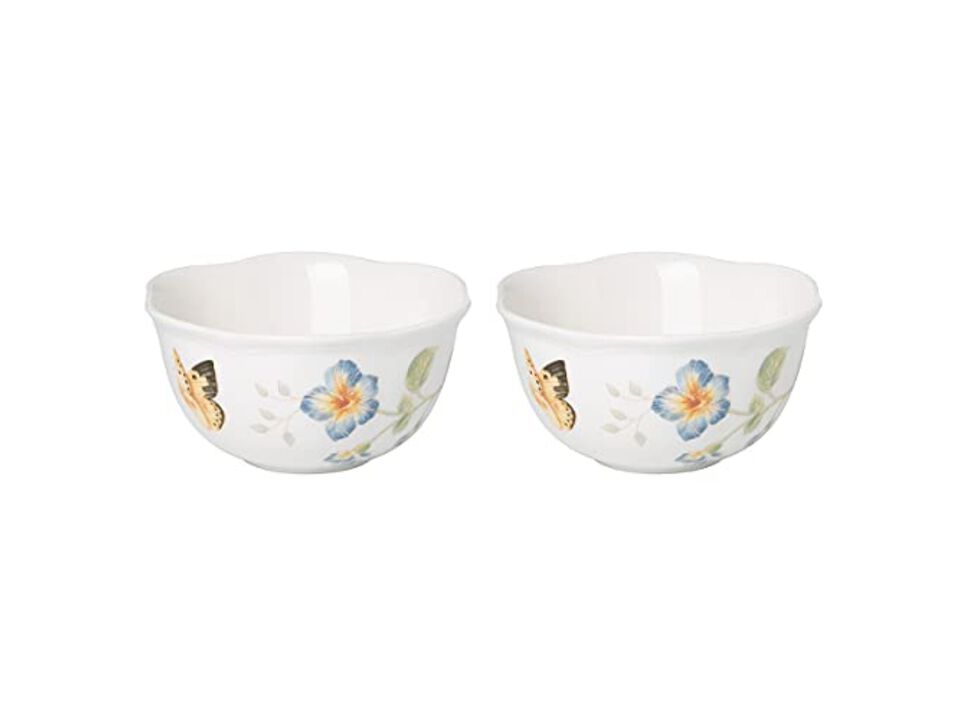 Lenox Butterfly Meadow 2-Piece Dessert Bowl Set