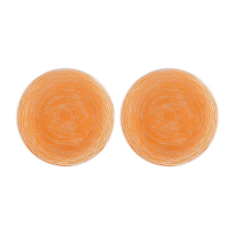 Glass Dinnerware dia.7.75" Round Glass Plate (Set of 2)