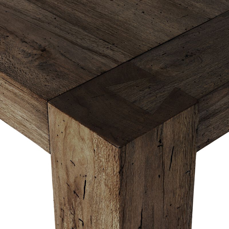 Abaso Dining Table in Dark Brown
