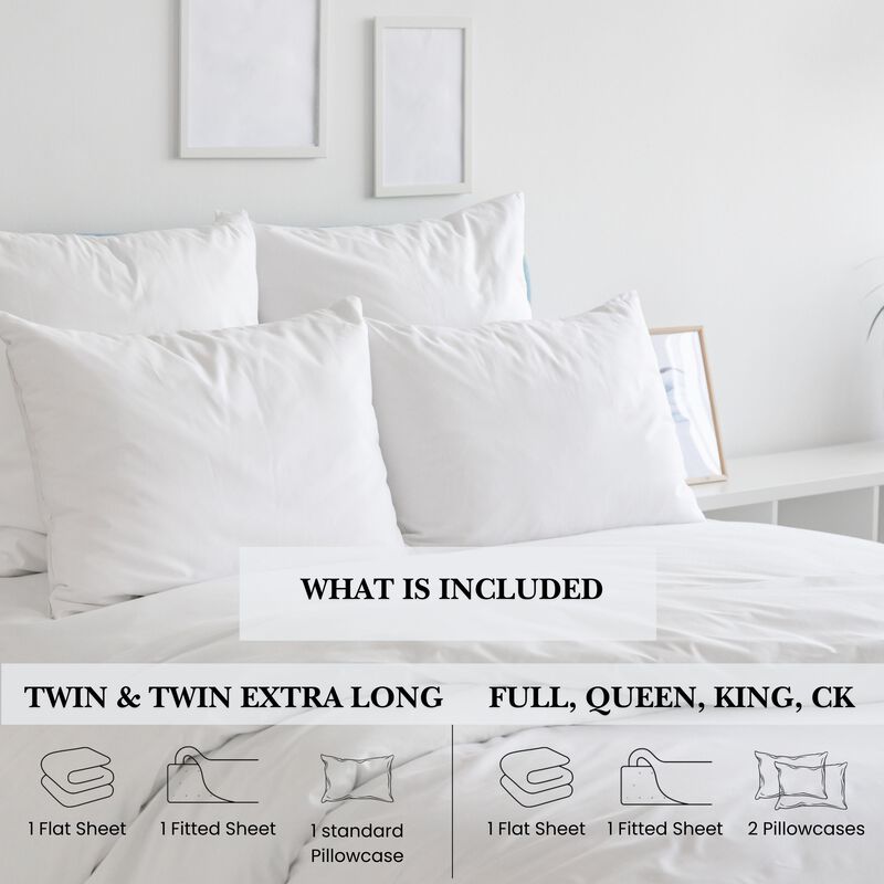 Pointehaven Heavy Weight 100% Cotton Snowflakes Brown Printed 170 GSM Flannel 4 pc Sheet Set, Full
