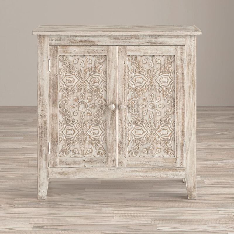 Jofran Hand Carved 32 Accent Chest