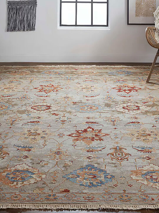 Leylan 0583F 2' x 3' Brown/Tan/Gray Rug