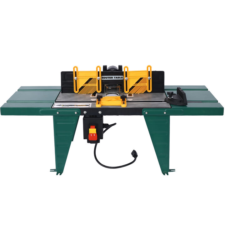 Streamdale Electric Benchtop Router Table Wood Working Craftsman Tool, Green