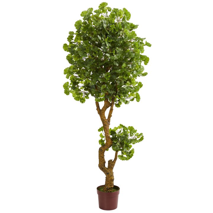 Hivvago 6 Feet Jingo Artificial Tree UV Resistant (Indoor/Outdoor)