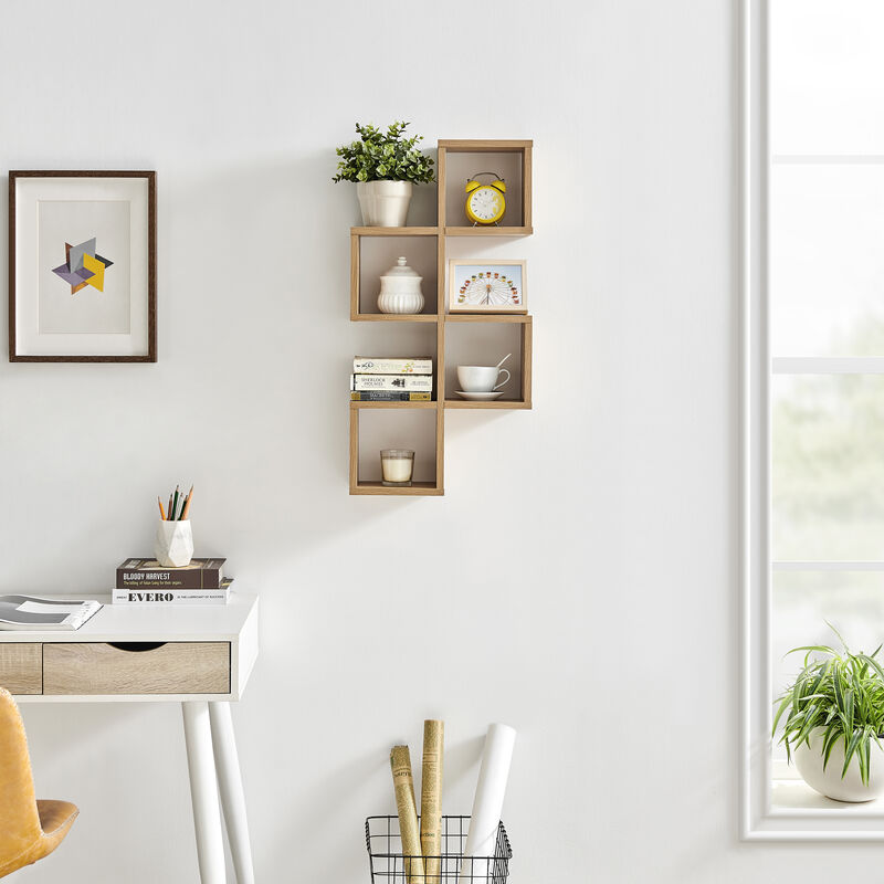 Cubby Chessboard Wall Shelf
