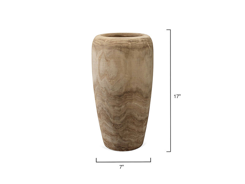 Ojai Wooden Vase