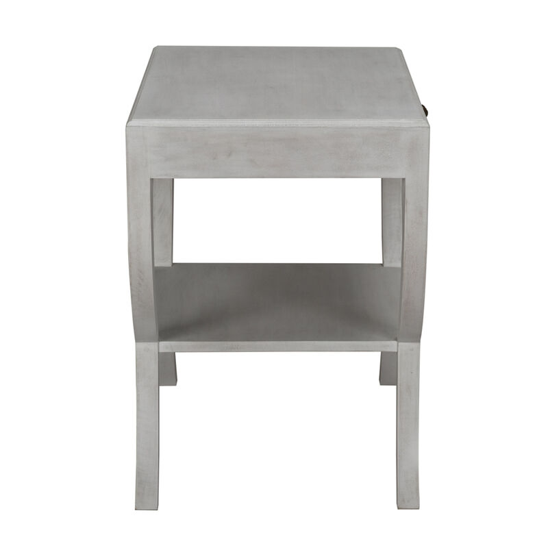 Maude Side Table, White Wash