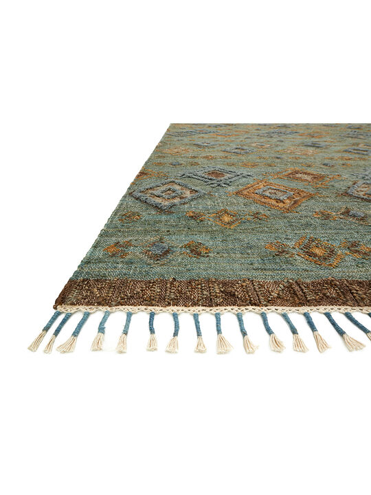 Owen OW04 Sea/Blue 18" x 18" Sample Rug