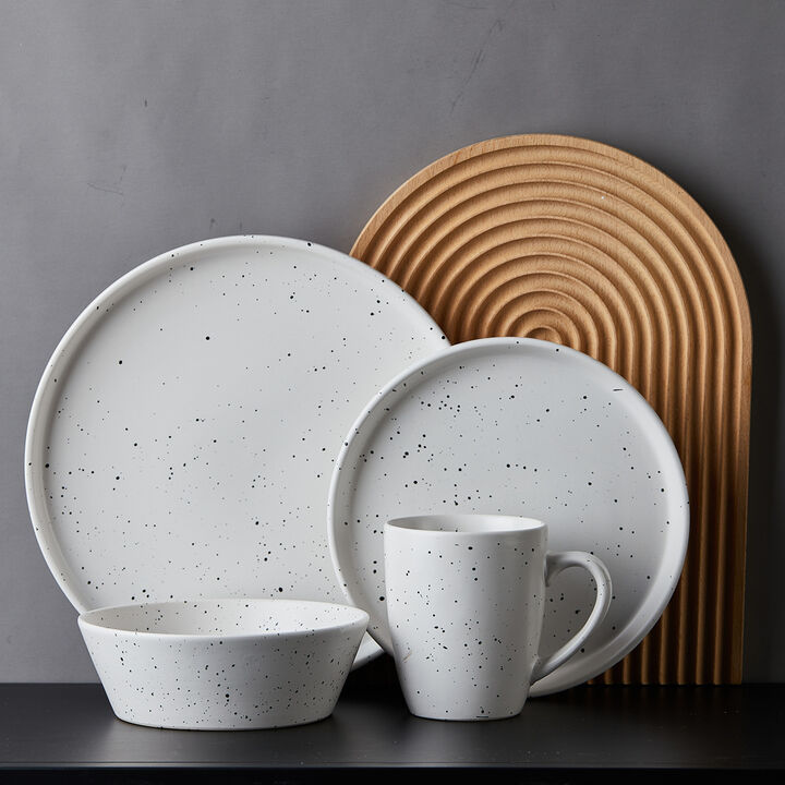 Stone Lain Jade Stoneware 32 Piece Dinnerware Set