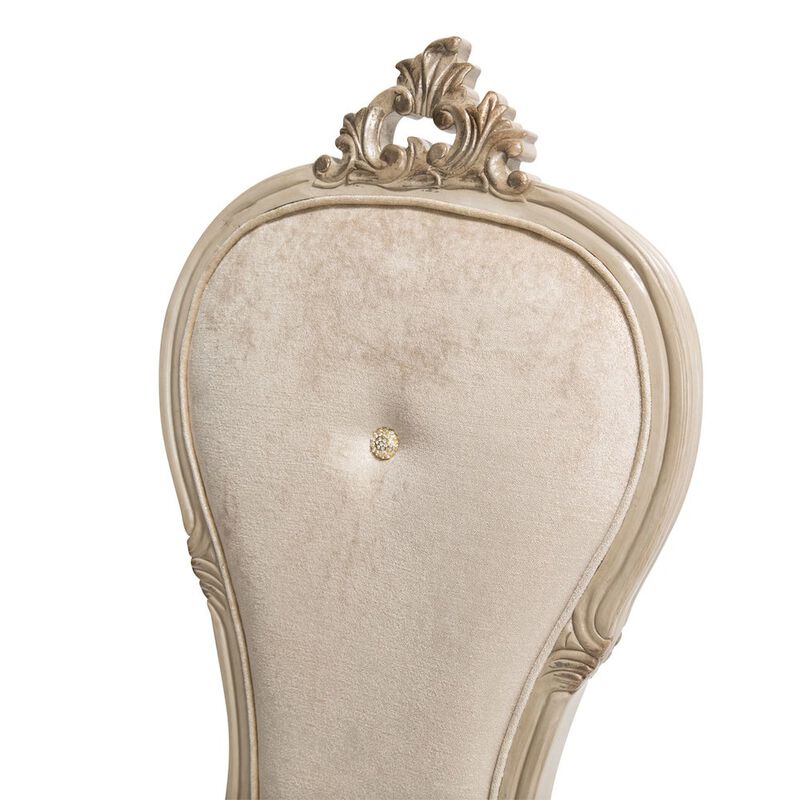 Michael Amini Platine de Royale Dining Side Chair - Champagne Set of 2
