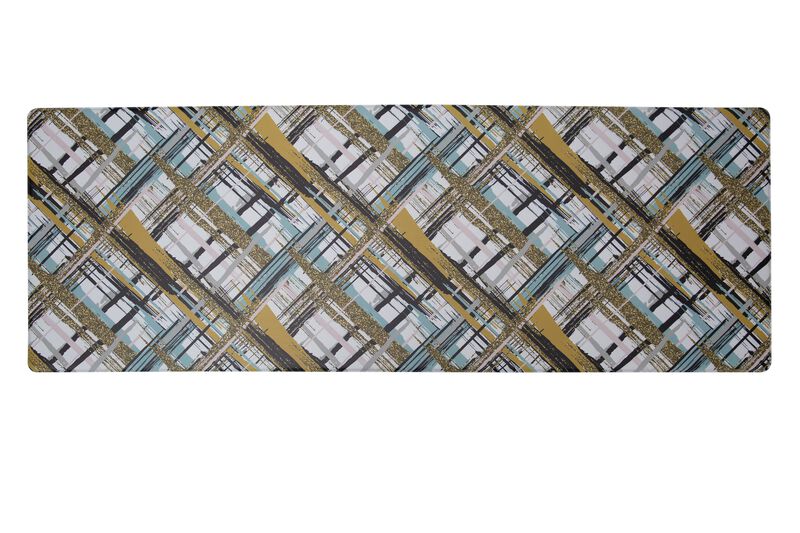 20 in. x 55 in. Anti-Fatigue Kitchen Runner Mat - Abstract
