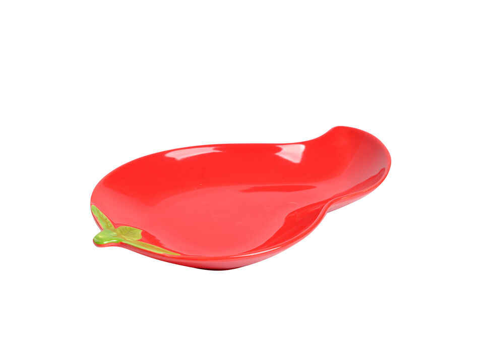 Ceramic Chili Shape Serving Plate