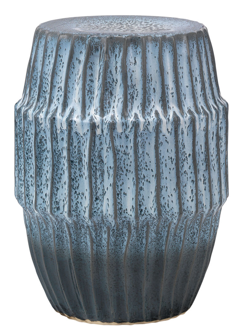 Algae Ceramic Side Table, Blue