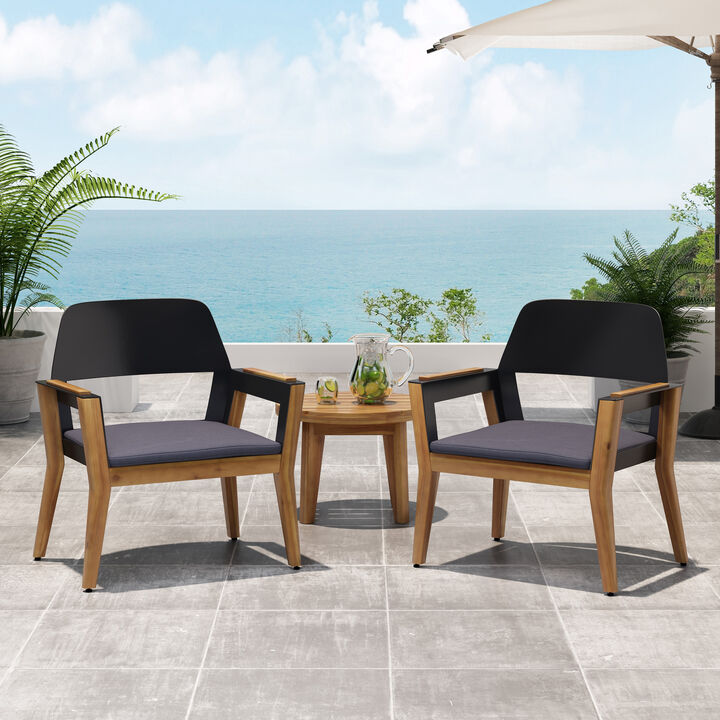 Merax Outdoor Club Chair Dining Chair 2 PCS