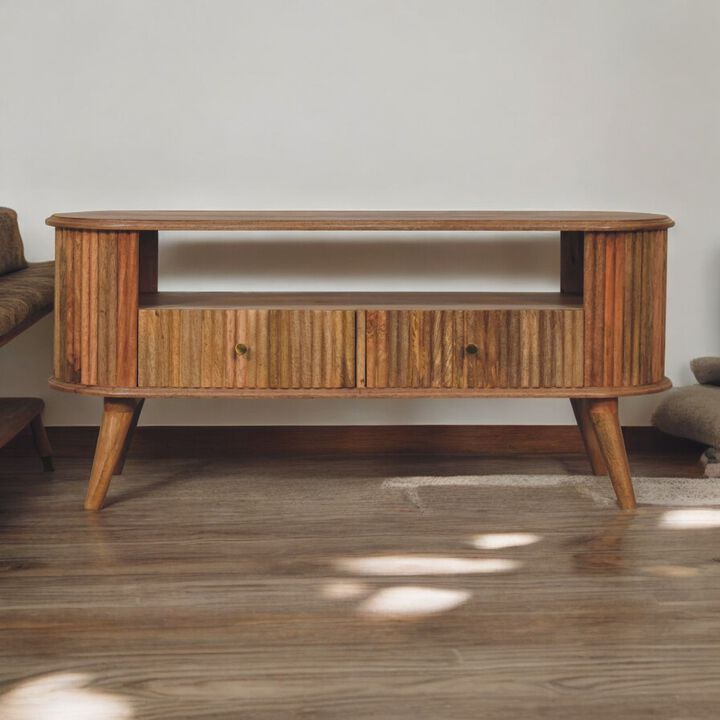 Artisan Furniture Solid Wood Soba Nordic Media Unit