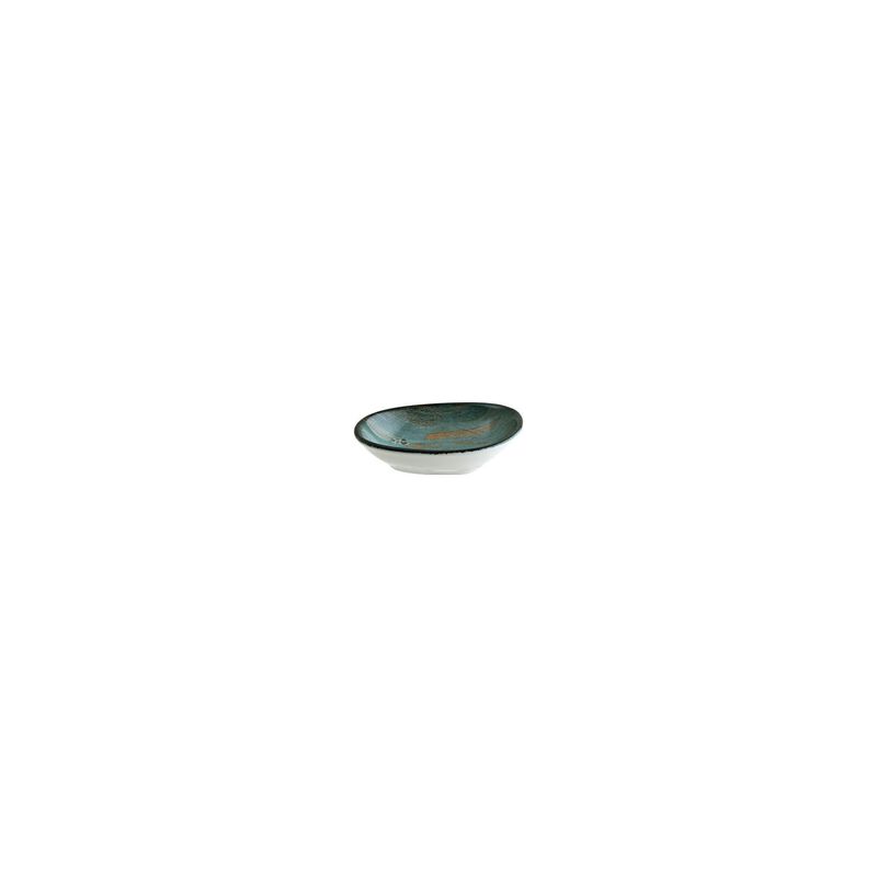 Madera 4" x 3" x h:0.75" 1 oz. Organic Decorated Porcelain Bowl (Set of 4)