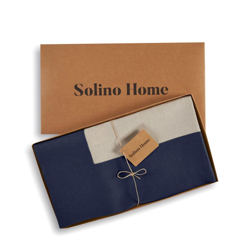 Solino Home 100% Pure Linen Tablecloth | Contempo