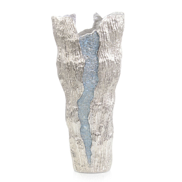 Cascade Large Nickel Vase
