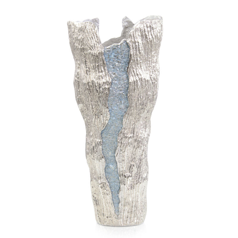 Cascade Large Nickel Vase