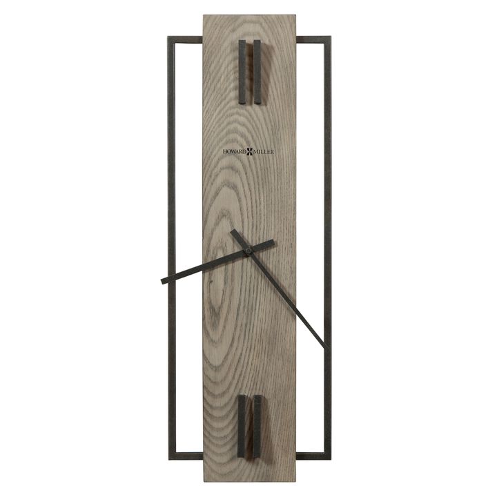 Howard Miller 625740 Howard Miller Harwod I Wall Clock 625740 Seaside Grey