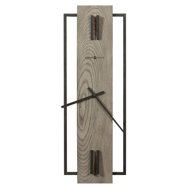 Howard Miller 625740 Howard Miller Harwod I Wall Clock 625740 Seaside Grey